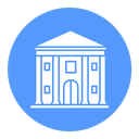 City hall building Color Filled icon