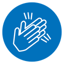 Clapping hands icon