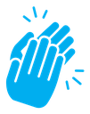 Clapping hands icon