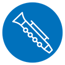 Clarinet Color Filled icon