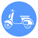 Classic Vespa Scooter icon