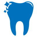 Clean tooth icon