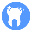Clean tooth icon