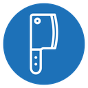 Cleaver for meat icon