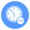 Clock Forward Arrows icon