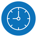 Clock nine icon