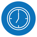 Clock seven icon