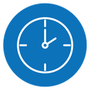 Clock two icon