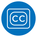 Closed caption icon
