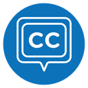 Closed caption icon