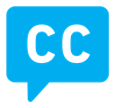 Closed caption icon