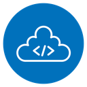 Cloud code icon
