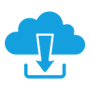Cloud download icon