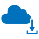 Cloud download icon
