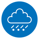 Cloud hail icon