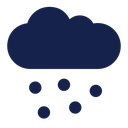 Cloud hail icon