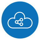 Cloud share icon