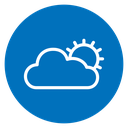 Cloud sun 2 icon