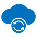 Cloud sync icon