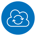 Cloud sync icon