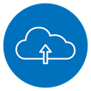 Cloud upload 2 icon