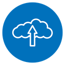 Cloud upload 2 icon