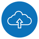Cloud upload 2 icon