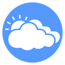 Cloudy Day Color Filled icon
