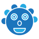 Clown head icon