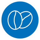 Coffee beans icon