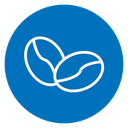 Coffee beans icon