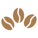 Coffee beans icon