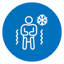 Cold human icon