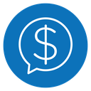 Comment dollar icon