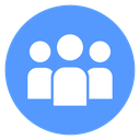 Community Group People Color Filled icon