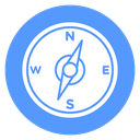 Compass Color Filled icon