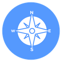 Compass Color Filled icon
