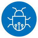 Computer bug icon