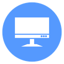 Computer Screen Color Filled icon