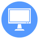 Computer Screen Color Filled icon