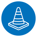 Construction cone icon
