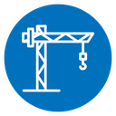 Construction crane icon