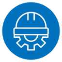 Construction worker icon