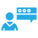 Consulting Advisor Speech Bubble Color Filled icon