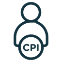 Consumer prices index icon