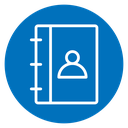 Contact book icon