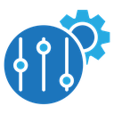 Control Panel Sliders Gear icon
