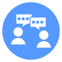 Conversation Color Filled icon