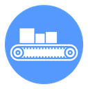 Conveyor belt Color Filled icon