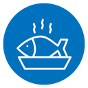 Cooked fish icon